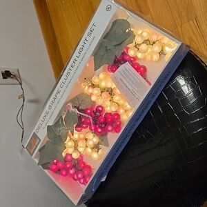 Lighted cluster of grapes lights
